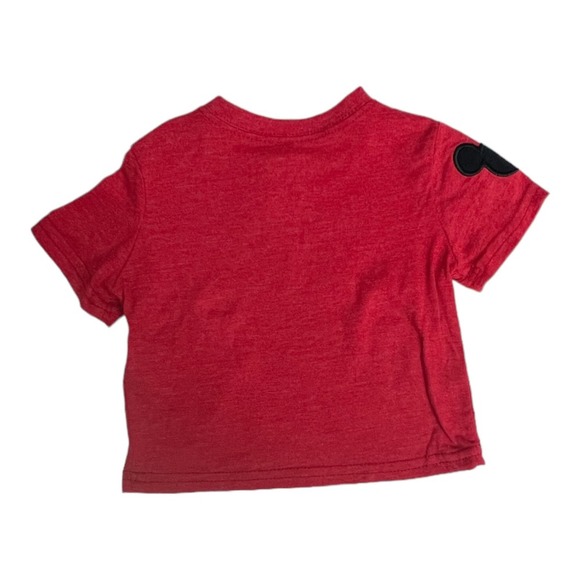 Disney Baby boy Size 3 / 6 Months 3 pc Mickey Mouse Outfit Set short shirt Red - Picture 6 of 9
